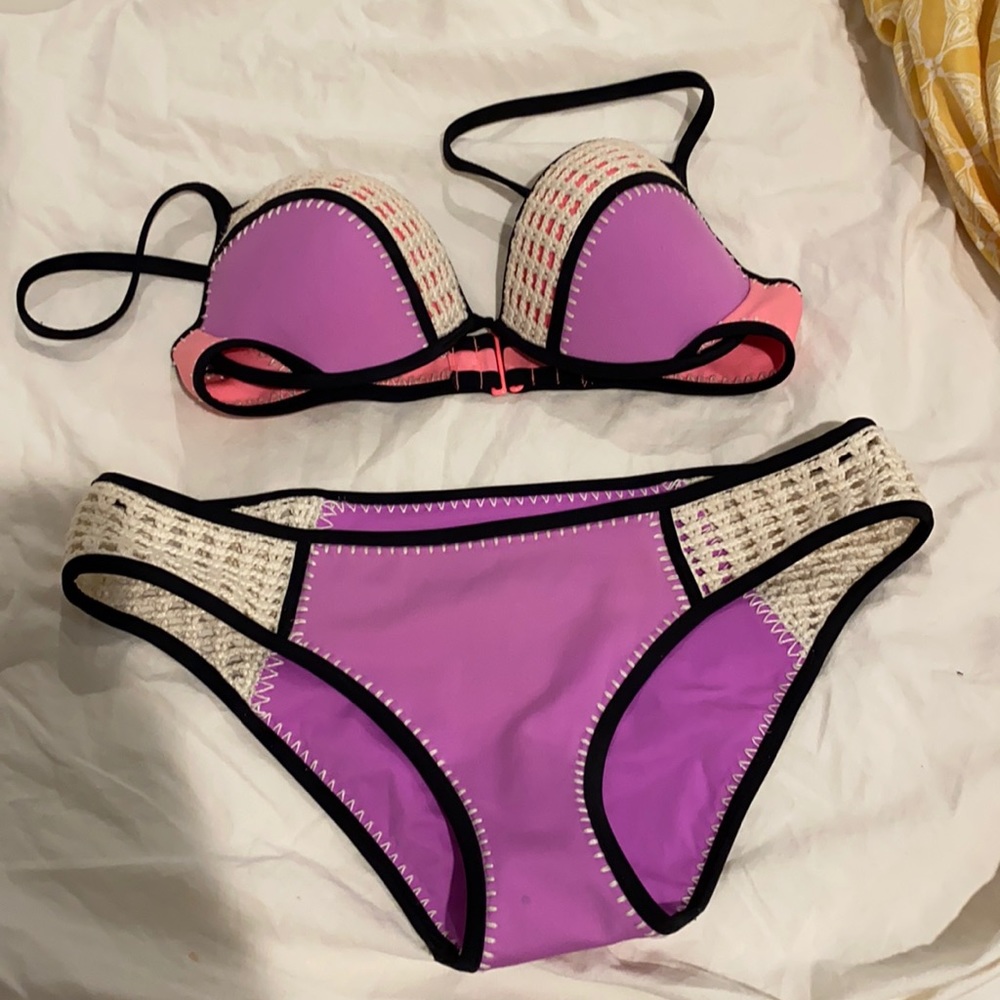 Sexy Victoria’s Secret purple bikini
